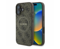 Guess 4G Ring Classic Logo do iPhone 16 brązowy - 1279122 - zdjęcie 1